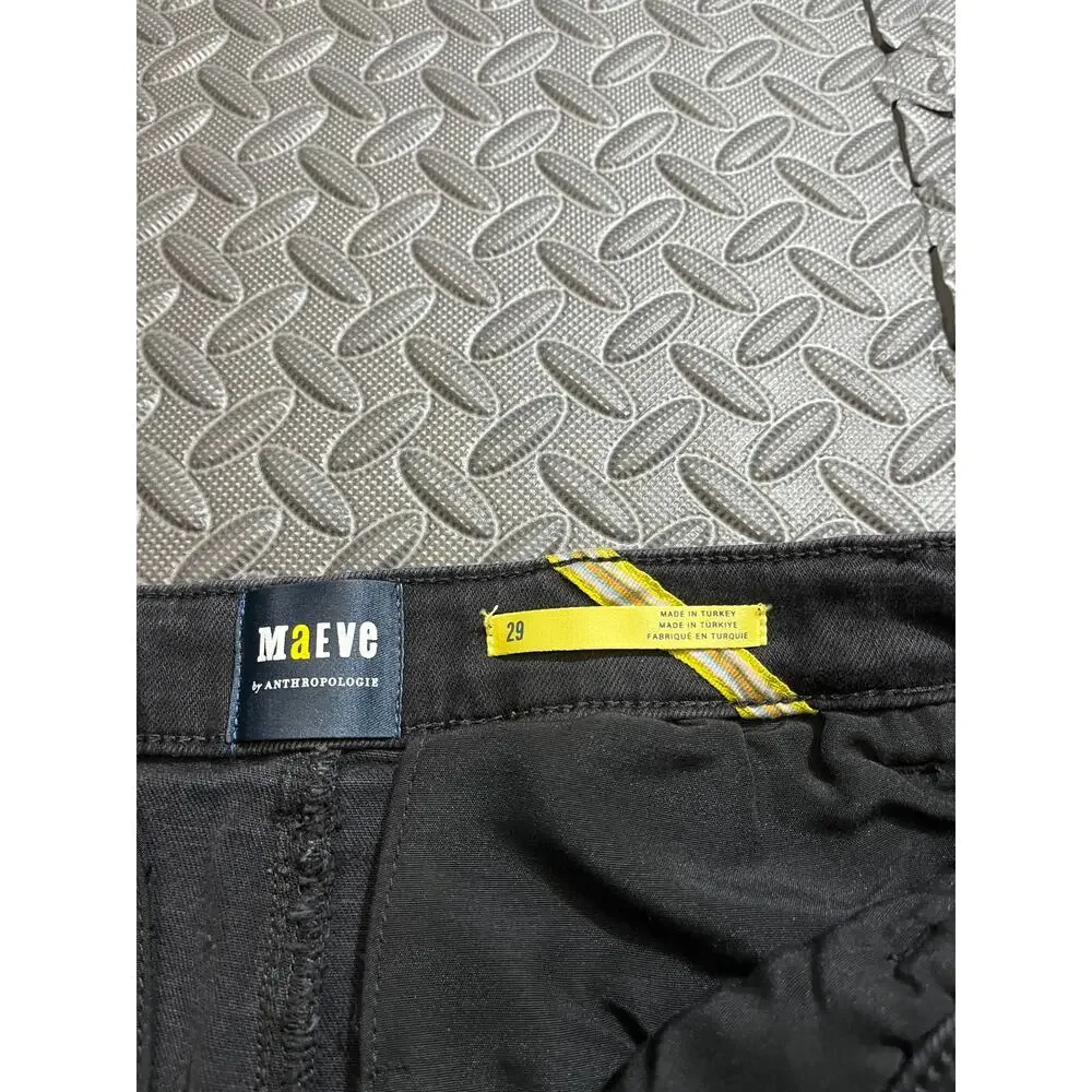 Maeve Black Wide Leg Jeans - Picture 3 of 9